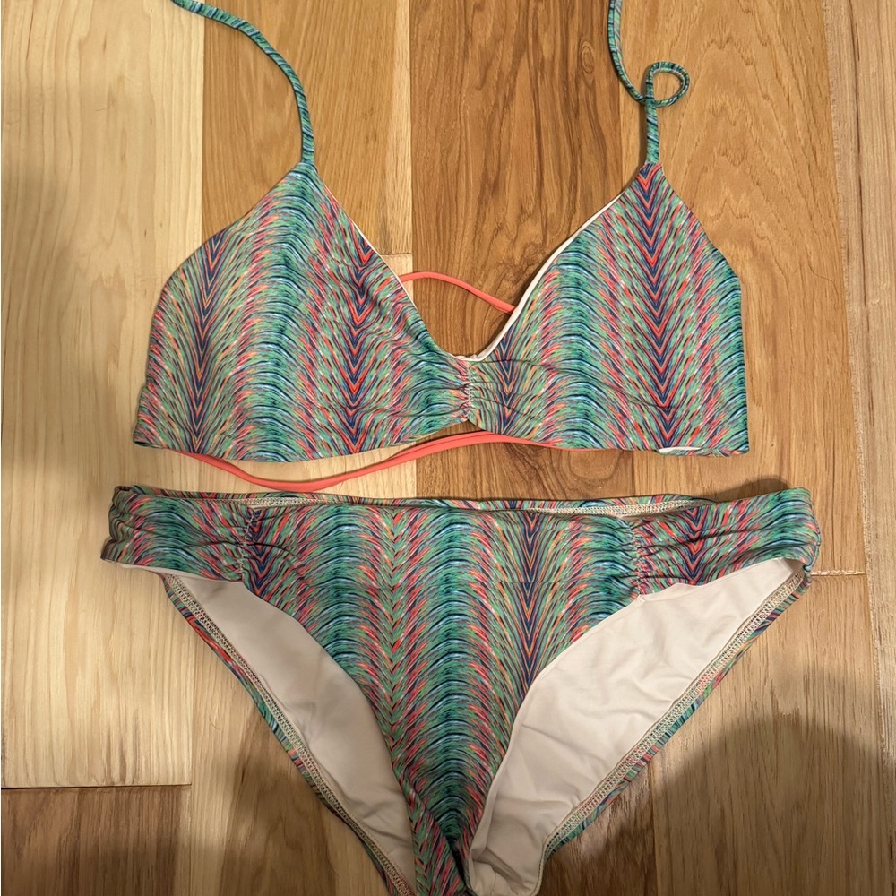 L*Space Multicolor Swirl Bikini Set